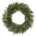 30" PE Soft-Touch Cedar Artificial Wreath -Green (Pack of 4) - YWC004-GR/TT