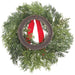 12" PE Soft-Touch Cedar Artificial Mini Wreath -2 Tone Green (Pack of 6) - YWC009-GR/TT
