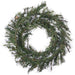 30" Artificial Mixed Country Pine Wreath, Pre-Lit (Smart) -Green (Pack of 4) - YWC030-GR