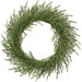 22" PE Soft-Touch Artificial Cypress Wreath -Green (Pack of 2) - YWC092-GR