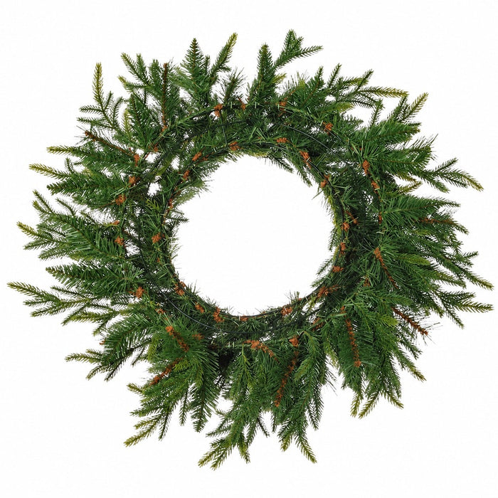 30" Artificial Colorado Mixed Pine Wreath -Green (Pack of 2) - YWC102-GR/MX