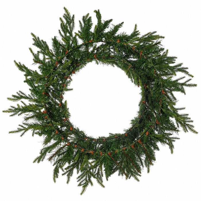 36" Artificial Colorado Mixed Pine Wreath -Green (Pack of 2) - YWC103-GR