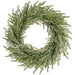 22" Glittered Artificial Cypress Wreath -Green (Pack of 2) - YWC115-GR