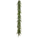 6' Glittered Cypress Double Artificial Garland -Green (Pack of 2) - YWC118-GR
