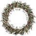 48" Cedar & Pinecone Artificial Hanging Wreath -Green/Brown - YWC124-GR/BR