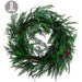 24" Artificial Cedar Twig Hanging Wreath -Green - YWC214-GR