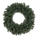 24" Artificial Canadian Rocky Pine Wreath -Green (Pack of 6) - YWC224-GR