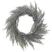 12" Frosted Artificial Cedar Wreath -Green (Pack of 12) - YWC414-GR/FS