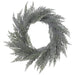 12" Frosted Artificial Cedar Wreath -Green (Pack of 12) - YWC414-GR/FS