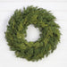 24" Artificial PE Cedar Hanging Wreath -Green - YWC502-GR
