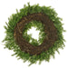 22" Artificial Cedar Wreath -Green (Pack of 2) - YWC620-GR