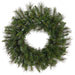 24" Artificial Canyon Mixed Pine Wreath -Green (pack of 6) - YWC724-GR
