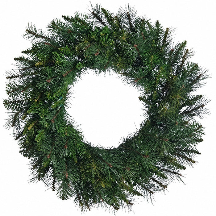 30" Artificial Canyon Pine Wreath -Green (Pack of 2) - YWC730-GR