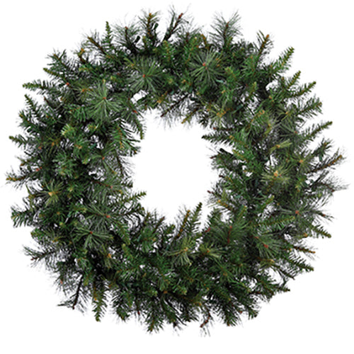 36" Artificial Canyon Pine Wreath -Green (Pack of 2) - YWC736-GR