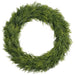 44" Artificial Deluxe Mixed Cedar Wreath -Green - YWC765-GR