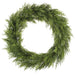44" Glittered Artificial Deluxe Mixed Cedar Wreath -Green - YWC775-GR