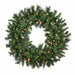 36" Artificial Canyon Pine Wreath, Pre-Lit -Green (Pack of 2) - YWC836-GR