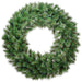 36" Artificial Evergreen Mountain Wreath, LED Pre-Lit -Green (Pack of 2) - YWE636-GR