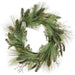 24" Artificial Long Needle Pine & Pinecone Wreath -Green (Pack of 2) - YWN141-GR