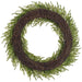 32" PE Soft-Touch Artificial Cypress Wreath -Green - YWN148-GR