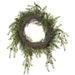 28" Artificial Pinecone & Pine Hanging Door Wreath -Green/Brown (pack of 2) - YWN224-GR/BR