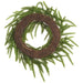 12" Cypress & Pinecone Artificial Wreath -Green/Brown - YWN329-GR/BR