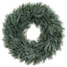22" Artificial Needle Pine Wreath -Green/Gray (Pack of 2) - YWN605-GR/GY