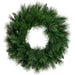 30" Artificial Long Needle Pine Hanging Wreath -Green (pack of 4) - YWN630-GR