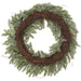 22" Artificial Pinecone & Pine Hanging Wreath -Green/Gray (pack of 2) - YWP027-GR/GY