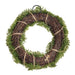 12" Artificial Pine & Pinecone Wreath -Green/Brown (Pack of 4) - YWP136-GR/BR
