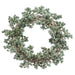 26" Artificial Ming Pine Wreath -Green/Gray - YWP296-GR/GY