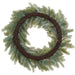 35" Artificial Pine Wreath -Green/Gray - YWP514-GR/GY