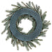 16" Artificial Pine Wreath -Green/Gray (Pack of 2) - YWP602-GR/GY
