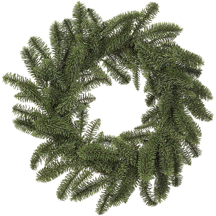 24" PE Soft-Touch Mixed Pine Artificial Wreath -Green (Pack of 2) - YWP763-GR