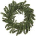 24" PE Soft-Touch Mixed Pine Artificial Wreath -Green (Pack of 2) - YWP763-GR