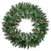 30" Artificial Royal Oregon Pine & Pinecone Wreath -Green (Pack of 2) - YWR130-GR