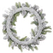 32" Artificial Spruce & Pinecone Wreath -Gray/Whitewashed - YWS253-GY/WW