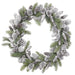 32" Artificial Spruce & Pinecone Wreath -Gray/Whitewashed - YWS253-GY/WW