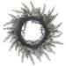 22" Flocked Pinecone & Mixed Pine Artificial Wreath -Green/Brown (Pack of 2) - YWS385-GR/BR