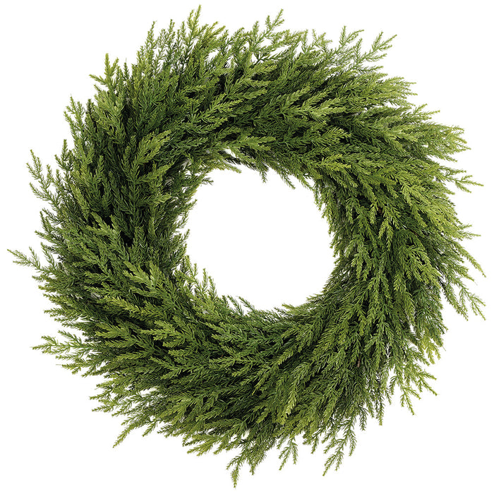30" Artificial Spruce Wreath -Green (Pack of 2) - YWS614-GR