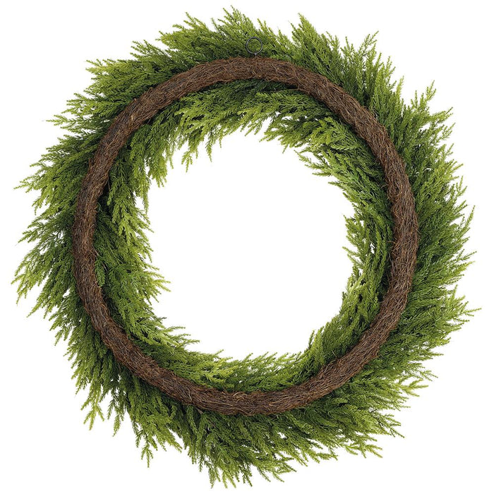 44" Artificial Spruce Wreath -Green - YWS616-GR