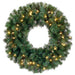 24" Artificial Windsor Pine Wreath, Pre-Lit -Green (Pack of 4) - YWW824-GR