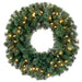 24" Artificial Windsor Pine Lighted Hanging Wreath -Green (pack of 4) - YWW824-GR
