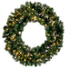36" Artificial Windsor Pine Wreath, Pre-Lit -Green (Pack of 2) - YWW836-GR