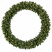 72" Artificial Windsor Pine Wreath, Pre-Lit -Green - YWW872-GR