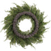 30" Mixed Pine Artificial Wreath -Green - YWX110-GR