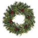 36" Pinecone, Cedar & Pine Artificial Wreath -Green/Brown - YWX136-GR/BR