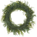 25" PE Soft-Touch Artificial Mixed Cedar & Pine Wreath -Green - YZCMAW-25