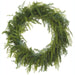 25" PE Soft-Touch Artificial Mixed Cedar & Pine Wreath -Green - YZCMAW-25