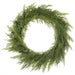 32" PE Soft-Touch Artificial Cedar Wreath -Green - YZCSAW-32